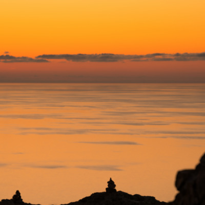 Coucher de soleil à Capo Rosso