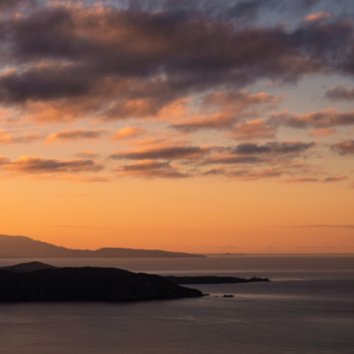 Coucher de soleil à Capo Rosso