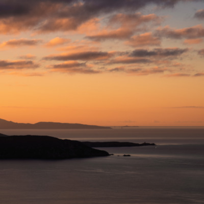 Coucher de soleil à Capo Rosso