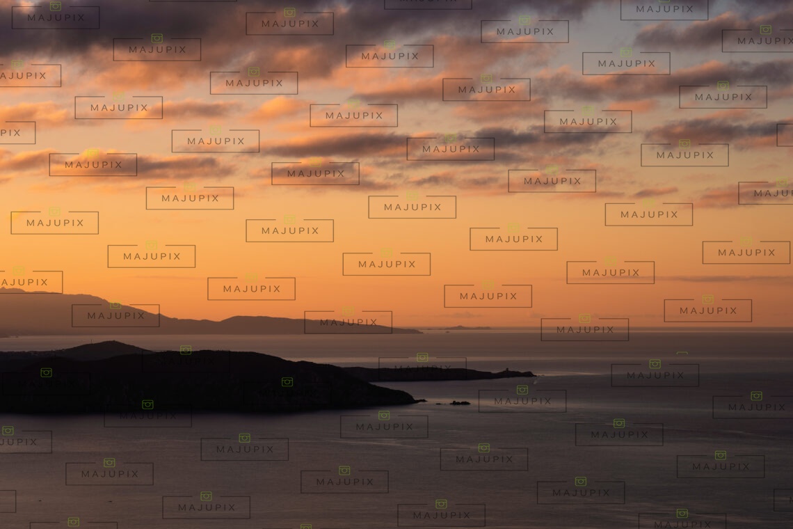 Coucher de soleil à Capo Rosso