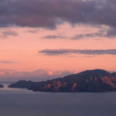 Coucher de soleil à Capo Rosso