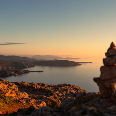 Coucher de soleil à Capo Rosso