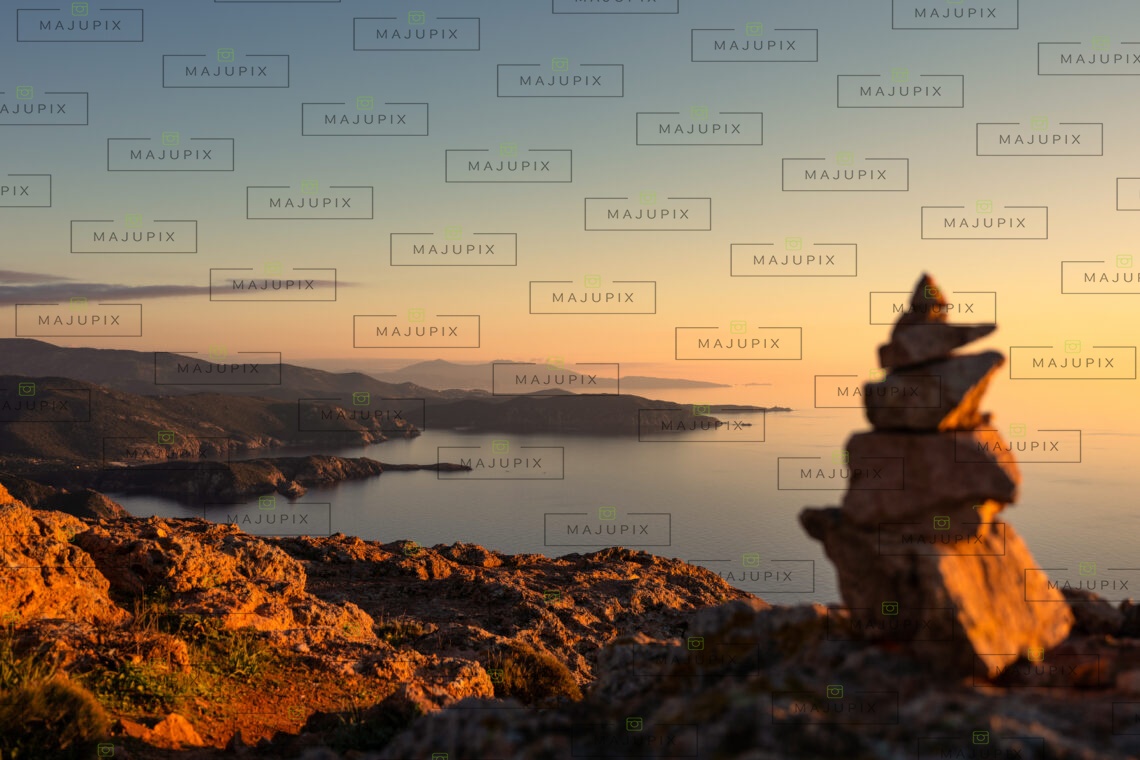 Coucher de soleil à Capo Rosso