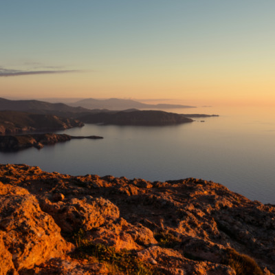 Coucher de soleil à Capo Rosso