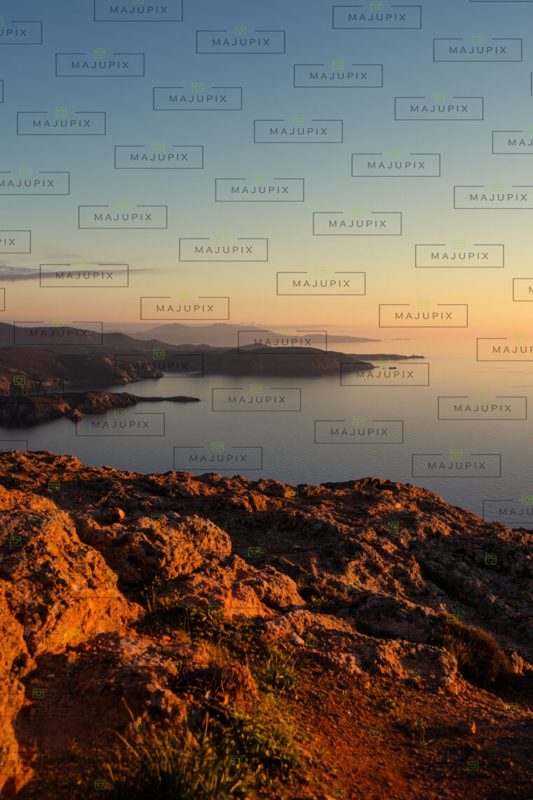 Coucher de soleil à Capo Rosso