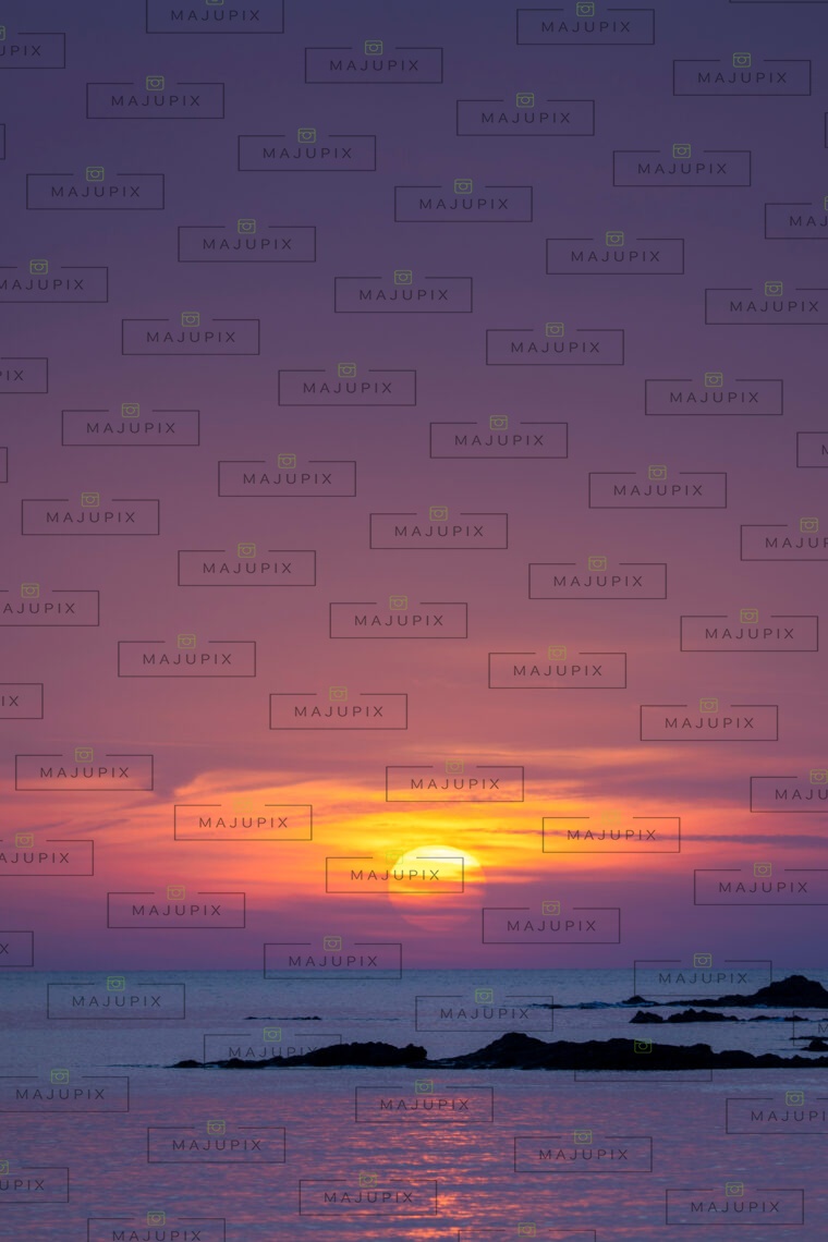 Coucher de soleil à Capo di Feno