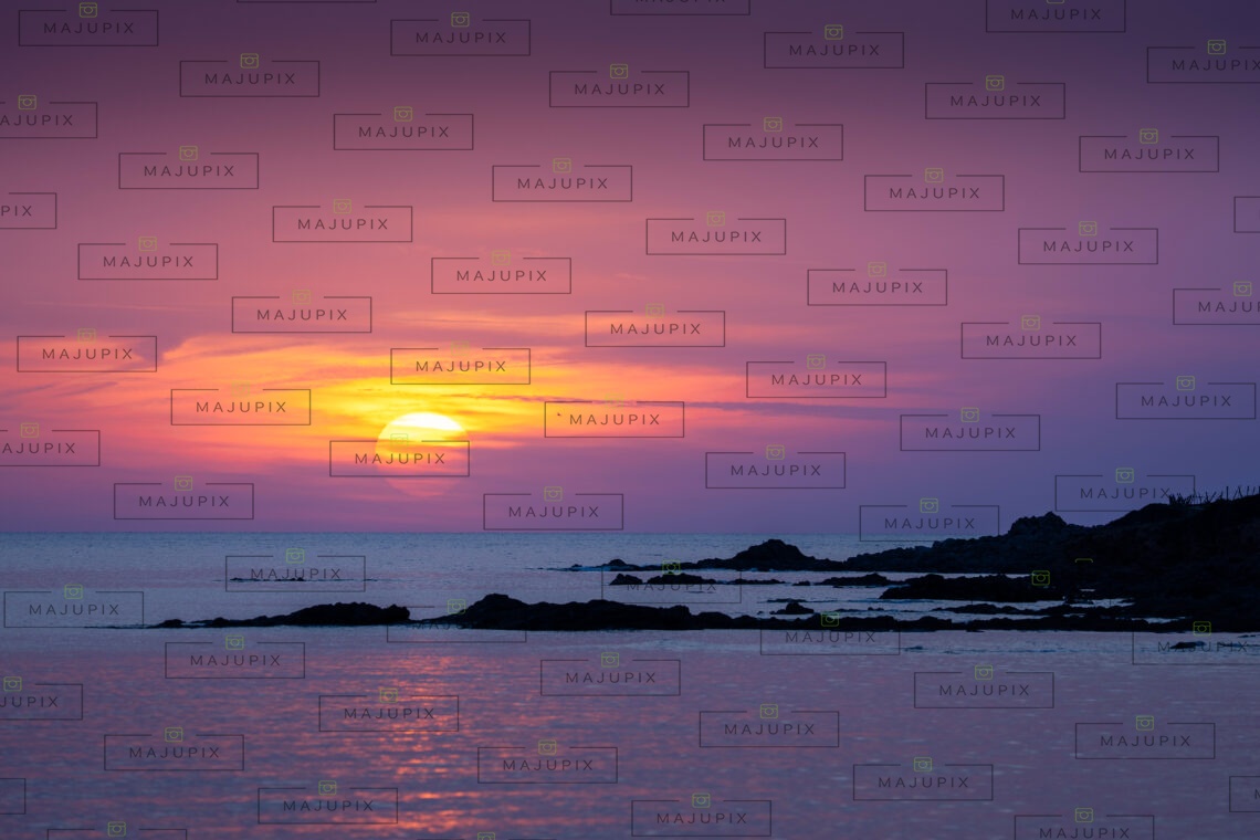 Coucher de soleil à Capo di Feno