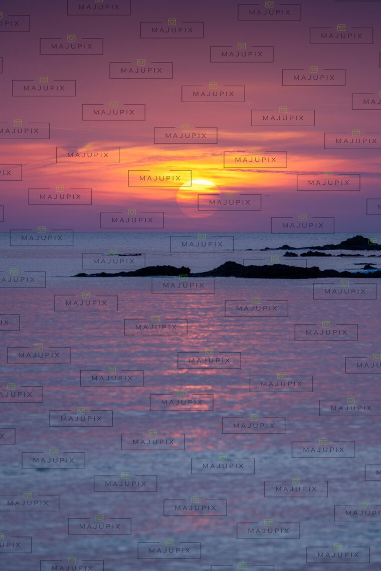 Coucher de soleil à Capo di Feno
