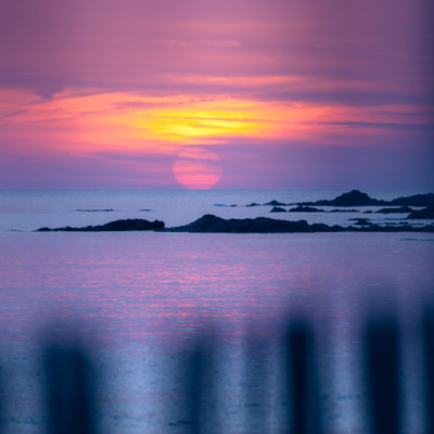 Coucher de soleil à Capo di Feno