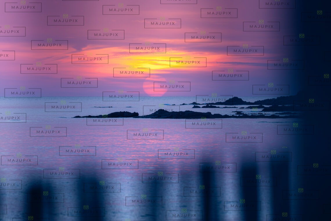 Coucher de soleil à Capo di Feno