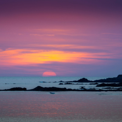 Coucher de soleil à Capo di Feno