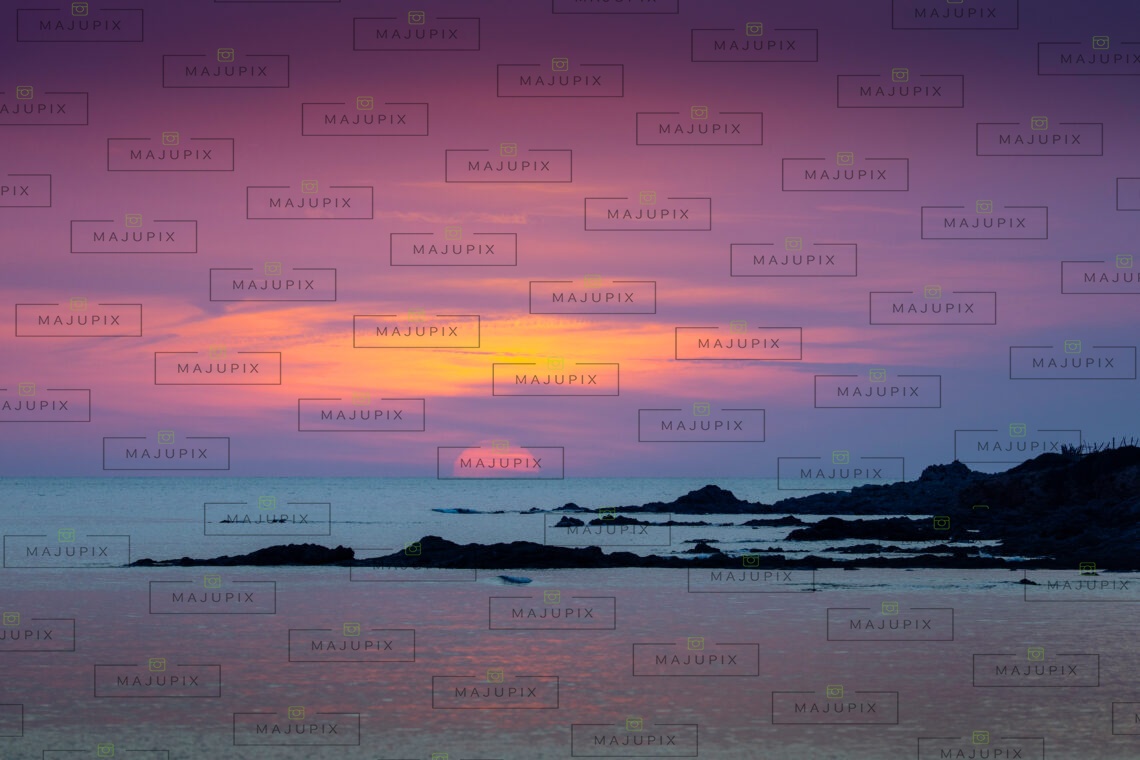 Coucher de soleil à Capo di Feno