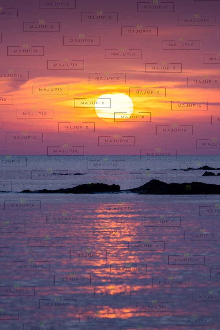 Coucher de soleil à Capo di Feno