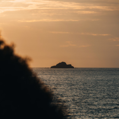 Coucher de soleil à Capo di Feno