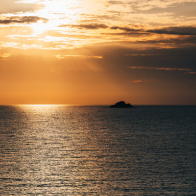 Coucher de soleil à Capo di Feno