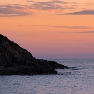 Coucher de soleil à Capo di Feno