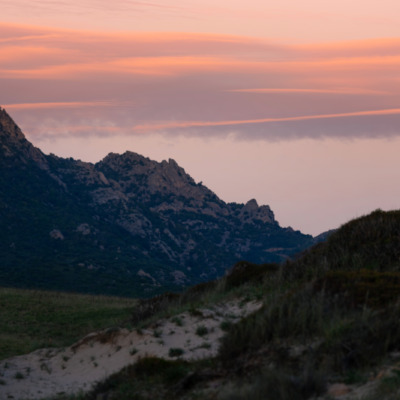 Coucher de soleil à Capo di Feno
