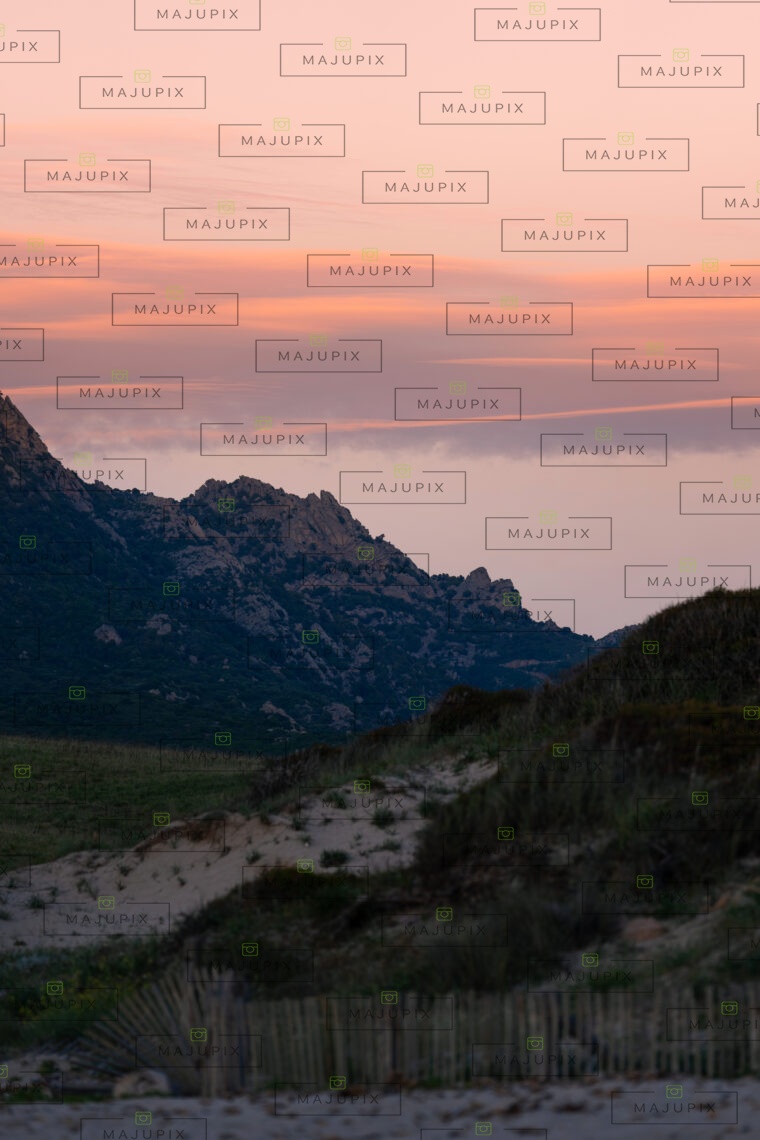 Coucher de soleil à Capo di Feno