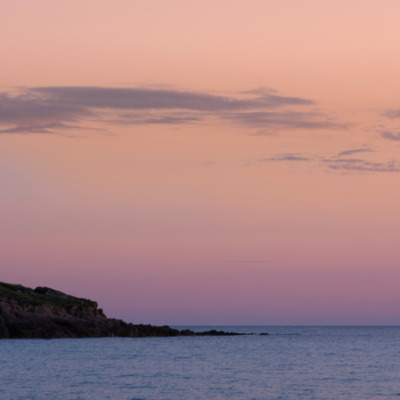 Coucher de soleil à Capo di Feno