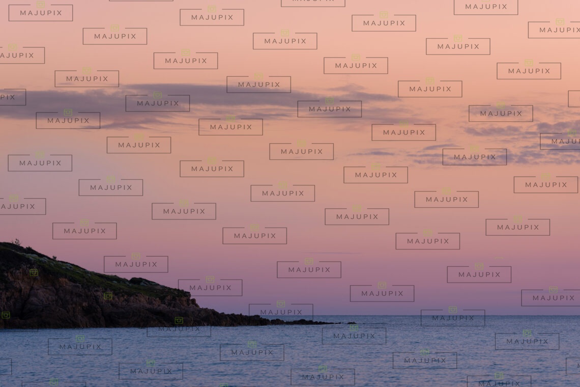 Coucher de soleil à Capo di Feno