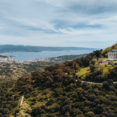 Château de la Punta Ajaccio drone