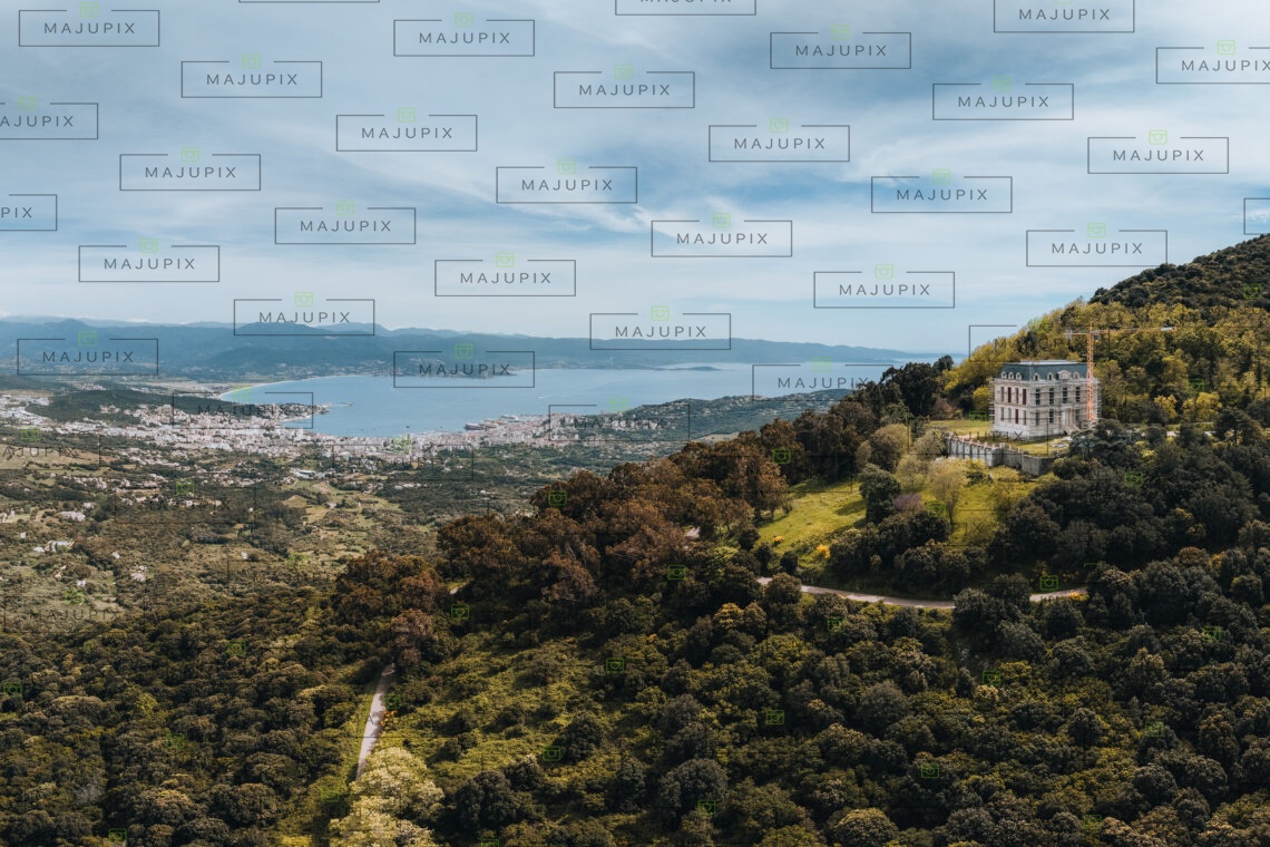 Château de la Punta Ajaccio drone