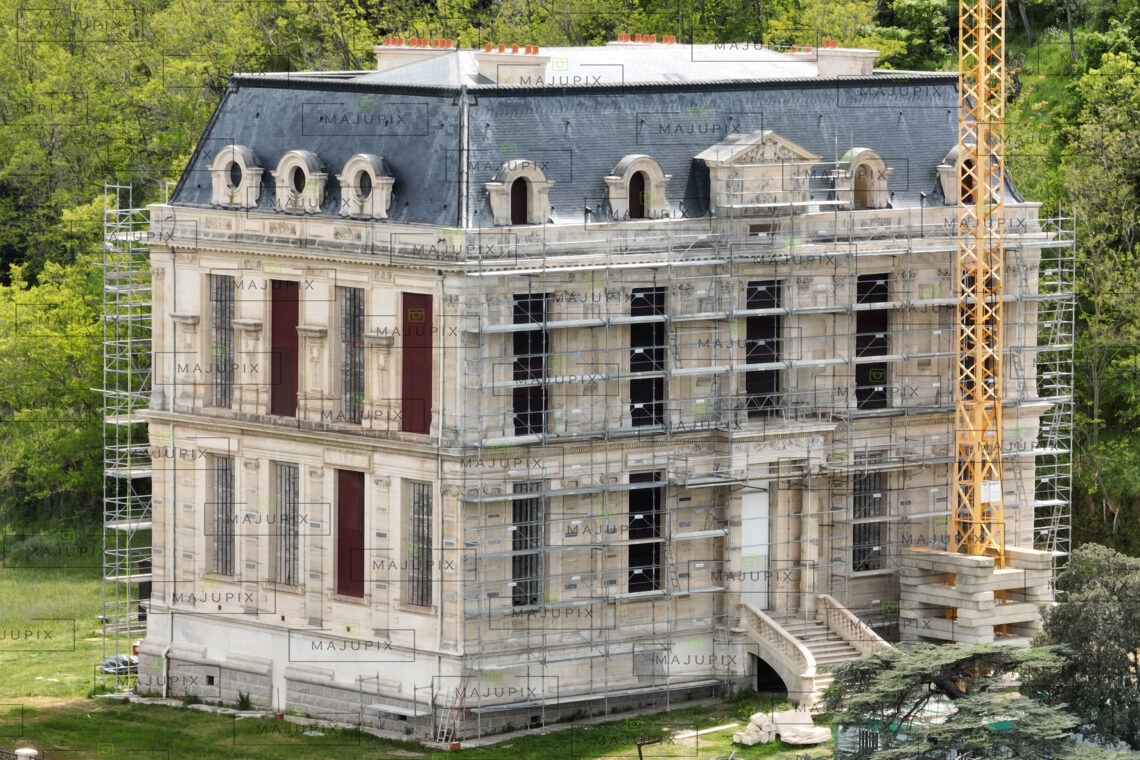 Château de la Punta Ajaccio drone