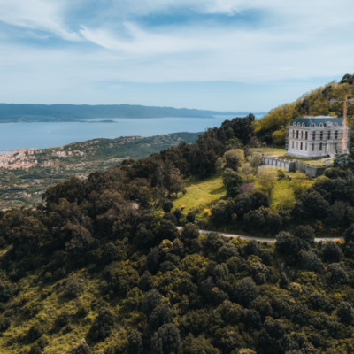 Château de la Punta Ajaccio drone