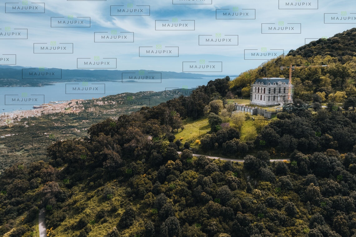 Château de la Punta Ajaccio drone