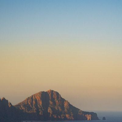 Coucher de soleil à Capo Rosso