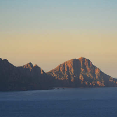 Coucher de soleil à Capo Rosso