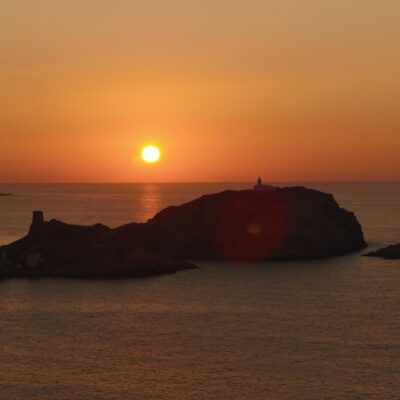L'Ile-Rousse au coucher de soleil