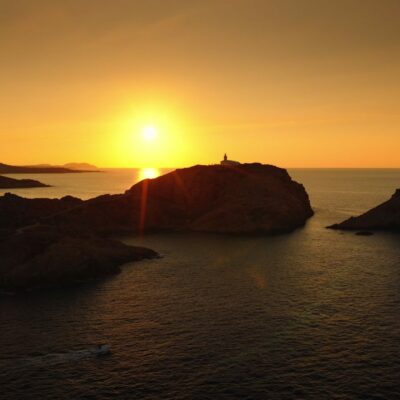 L'Ile-Rousse au coucher de soleil