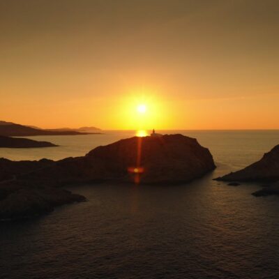L'Ile-Rousse au coucher de soleil