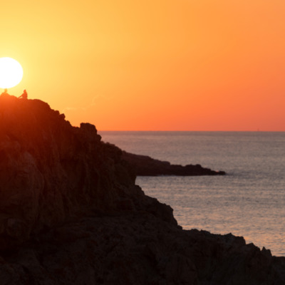 Coucher de soleil à L'Ile-Rousse