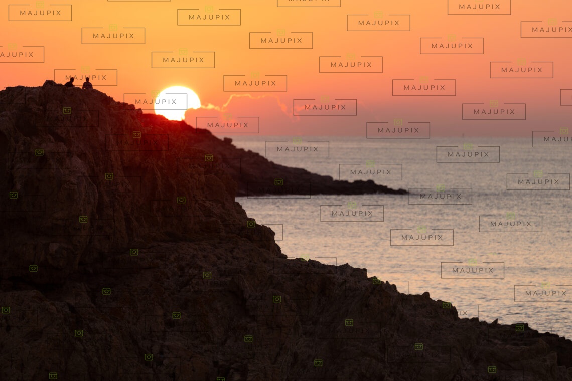 Coucher de soleil à L'Ile-Rousse