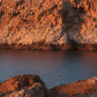 coucher soleil à l'Ile-Rousse