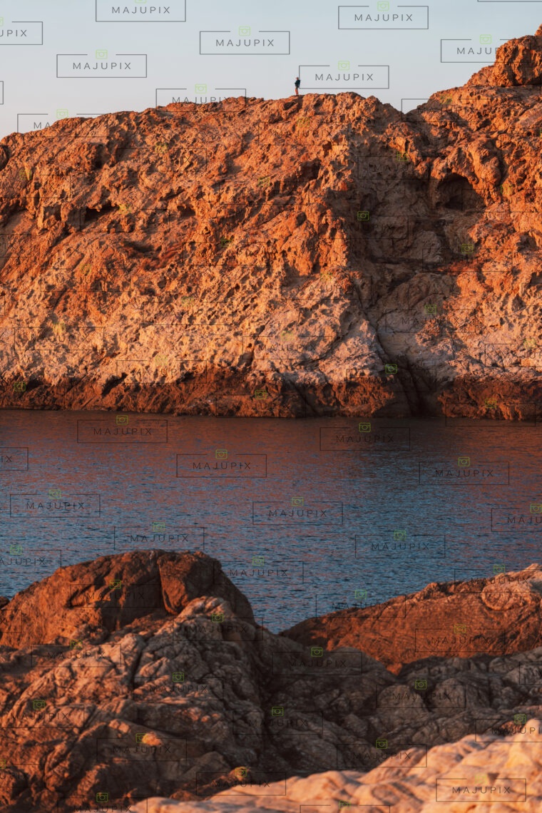 coucher soleil à l'Ile-Rousse