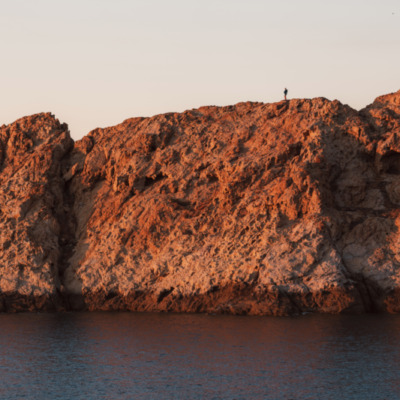 coucher soleil à l'Ile-Rousse