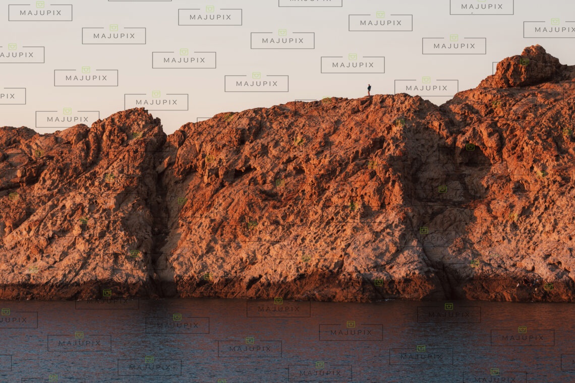 coucher soleil à l'Ile-Rousse