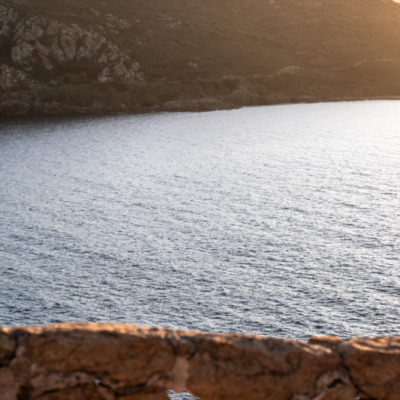 coucher de soleil à l'Ile-Rousse