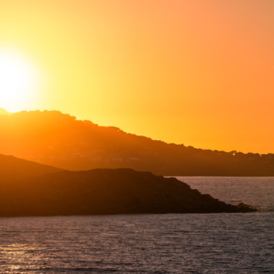 Coucher du soleil à l'Ile-Rousse
