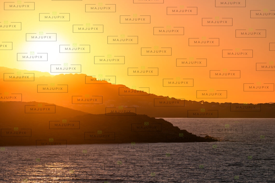 Coucher du soleil à l'Ile-Rousse