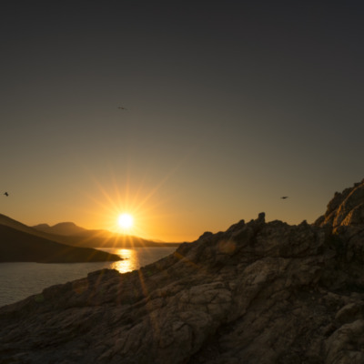 Coucher de soleil à l'Ile-Rousse
