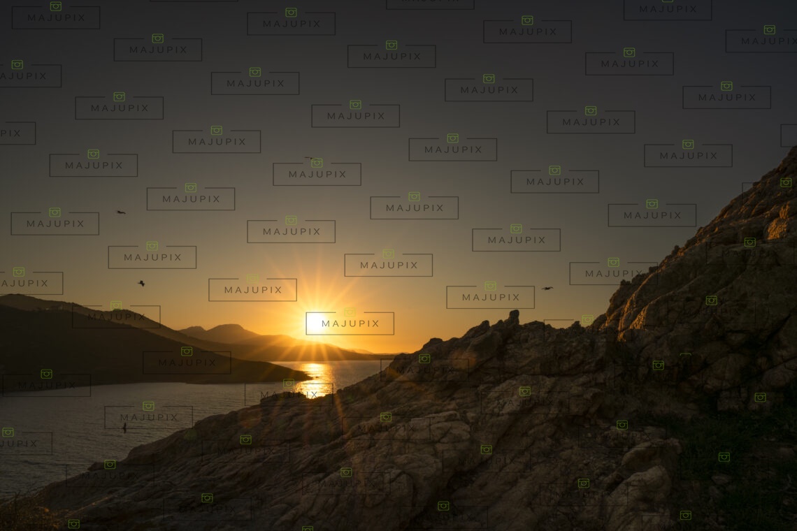 Coucher de soleil à l'Ile-Rousse