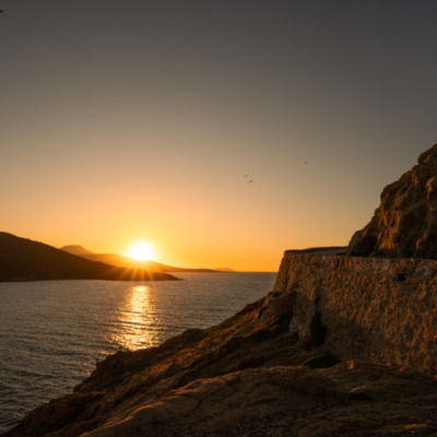 Coucher de soleil à l'Ile-Rousse