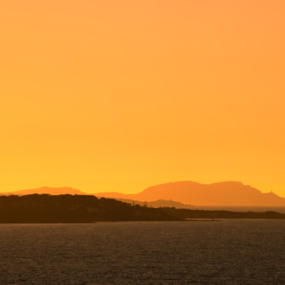 L'Ile-Rousse au coucher de soleil