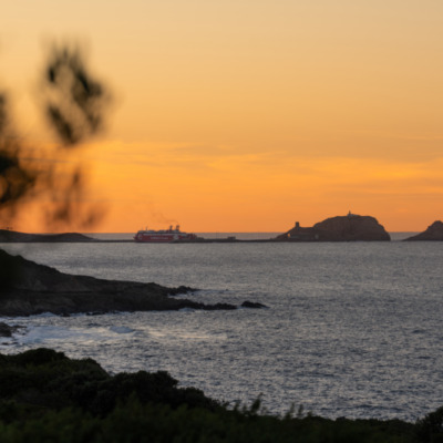 Port de 'Ile-Rousse au coucher de soleil
