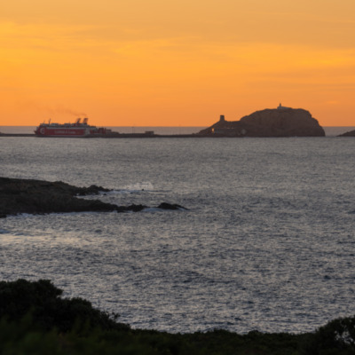 L'Ile-Rousse au coucher du soleil