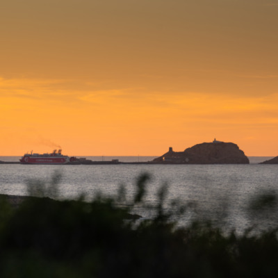 Port de L'Ile-Rousse au coucher de soleil